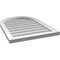 Ekena Millwork Round Top Surface Mount PVC Gable Vent w/ 2"W x 1-1/2"P Brickmould Frame, 22"W x 30"H GVPRT22X3002SN - alternate 4